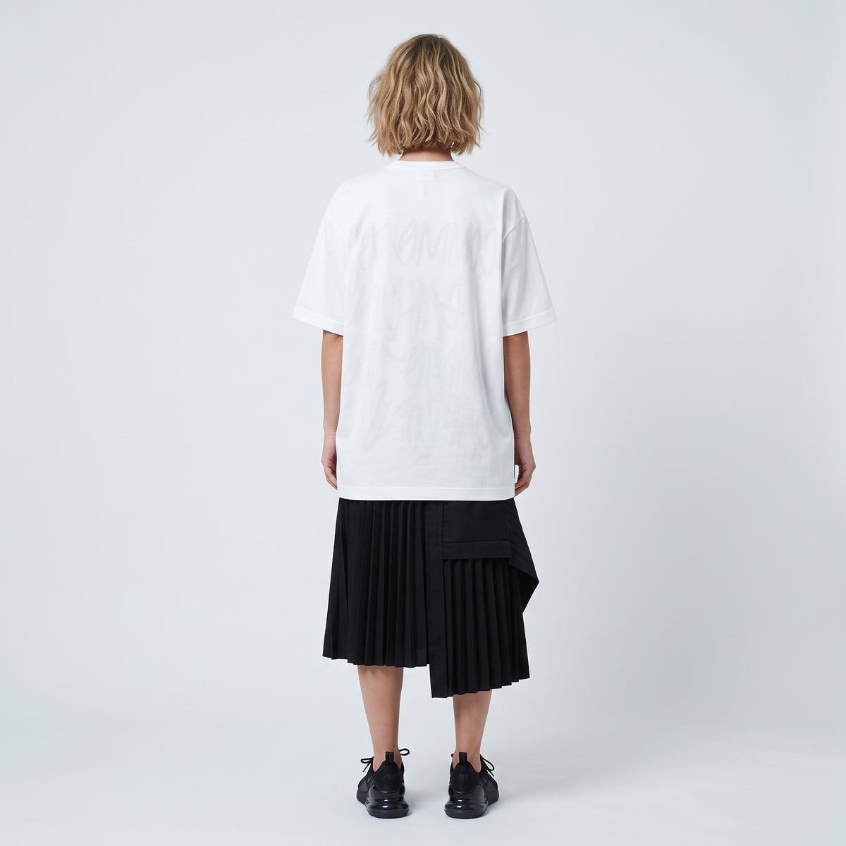 COMME DES GARCONS Graffiti Logo Cotton T-Shirt - view 5