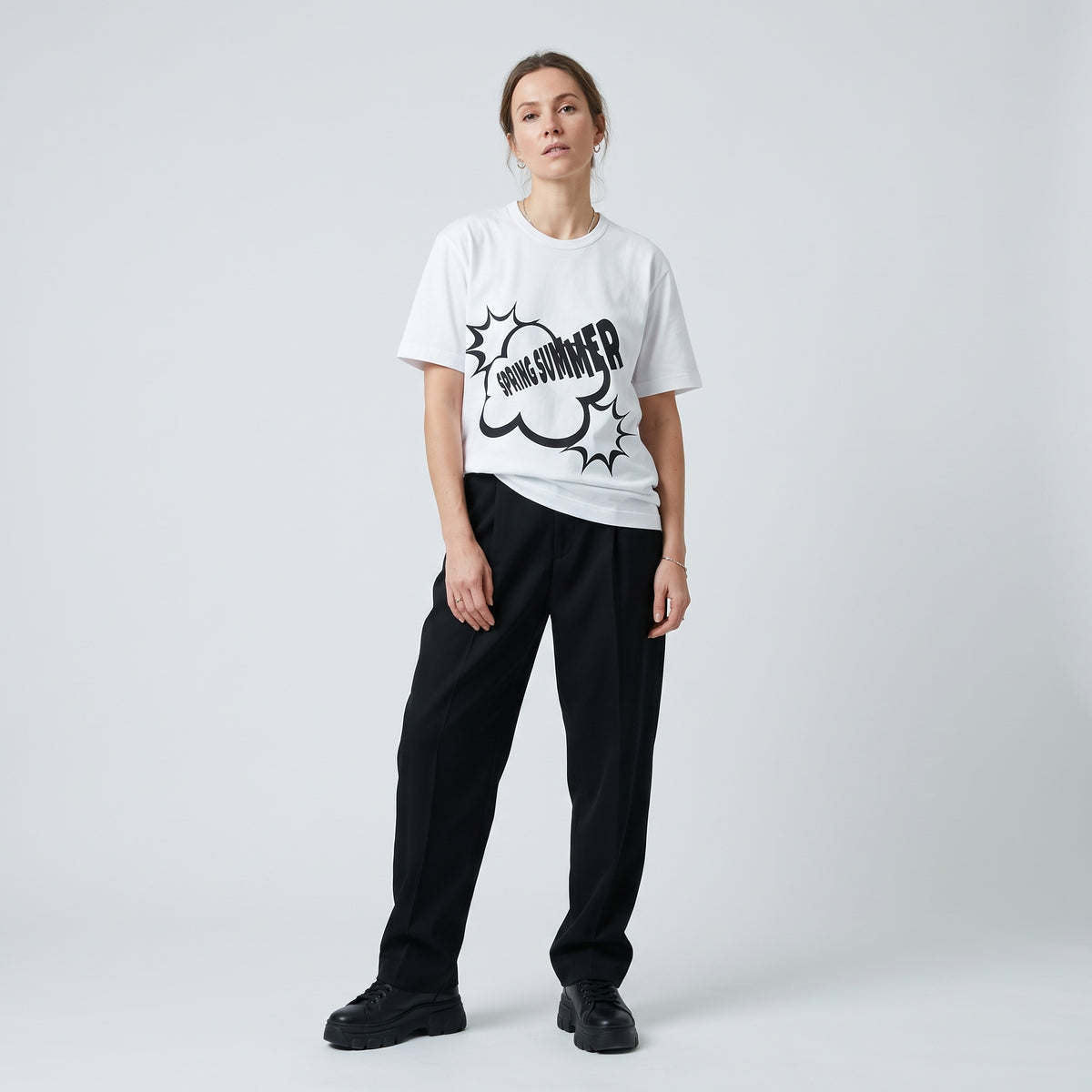 CDG SHIRT Spring Summer Graphic T-Shirt - view 3
