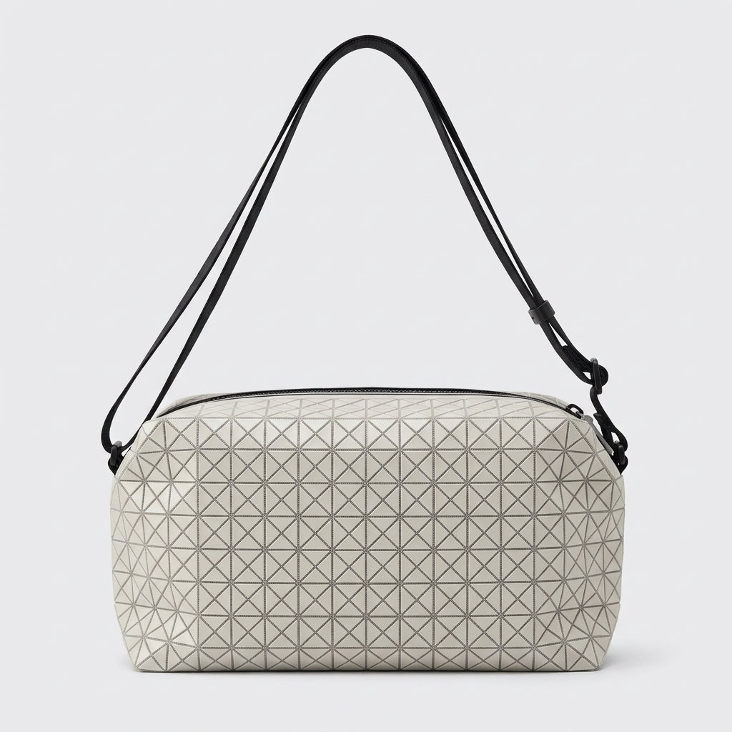 Geometric Metallic Crossbody Bag