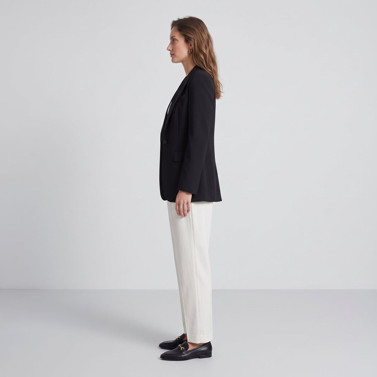 ERMANNO SCERVINO Tailored Pleated White Trousers - view 4