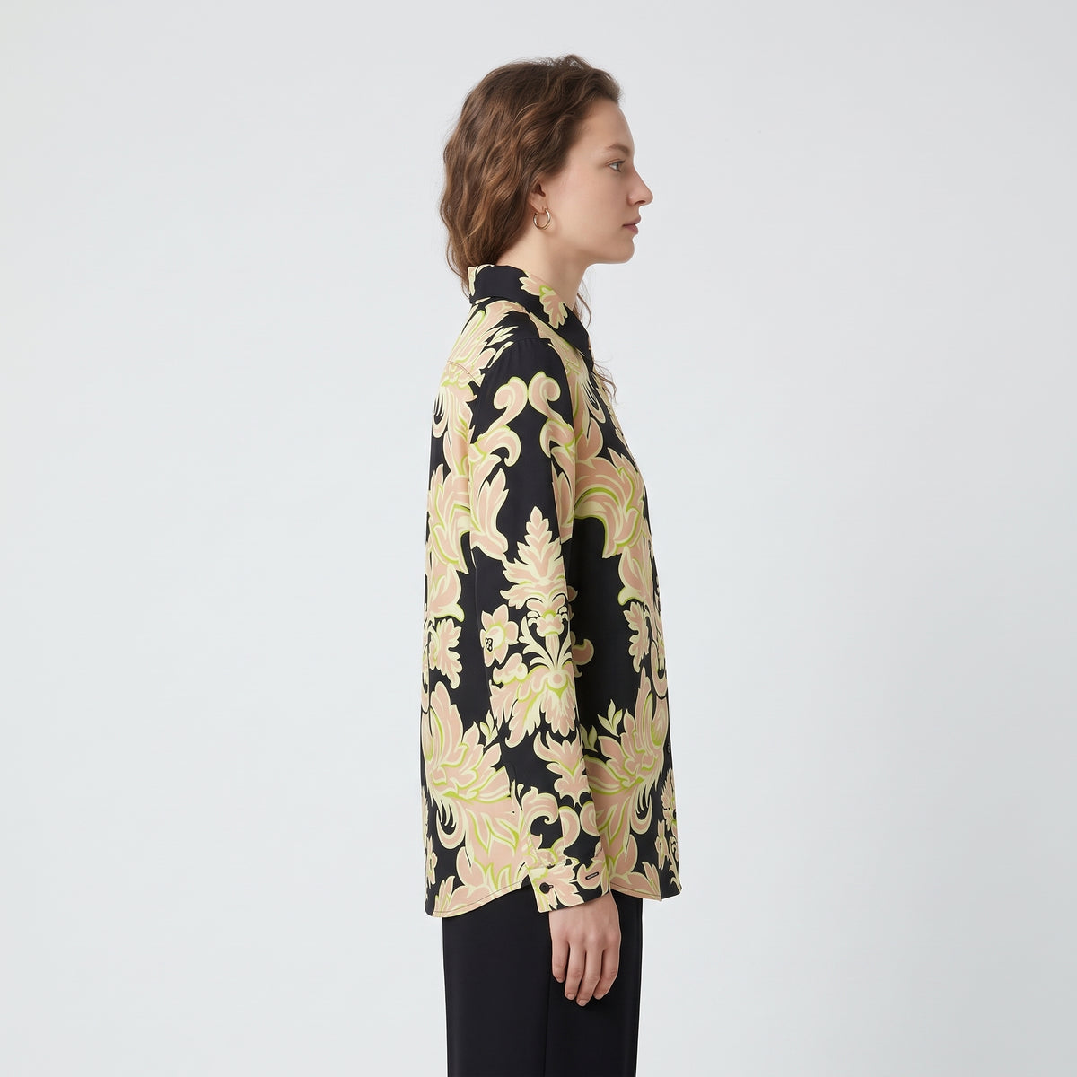 ETRO Black Baroque Floral Printed Shirt - view 4