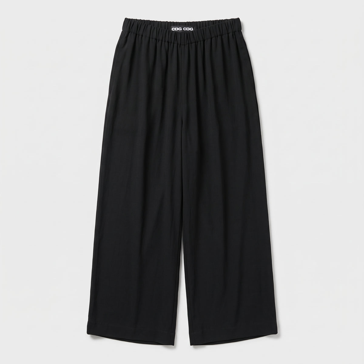 CDG CDG Minimalist Wide Leg Black Trousers
