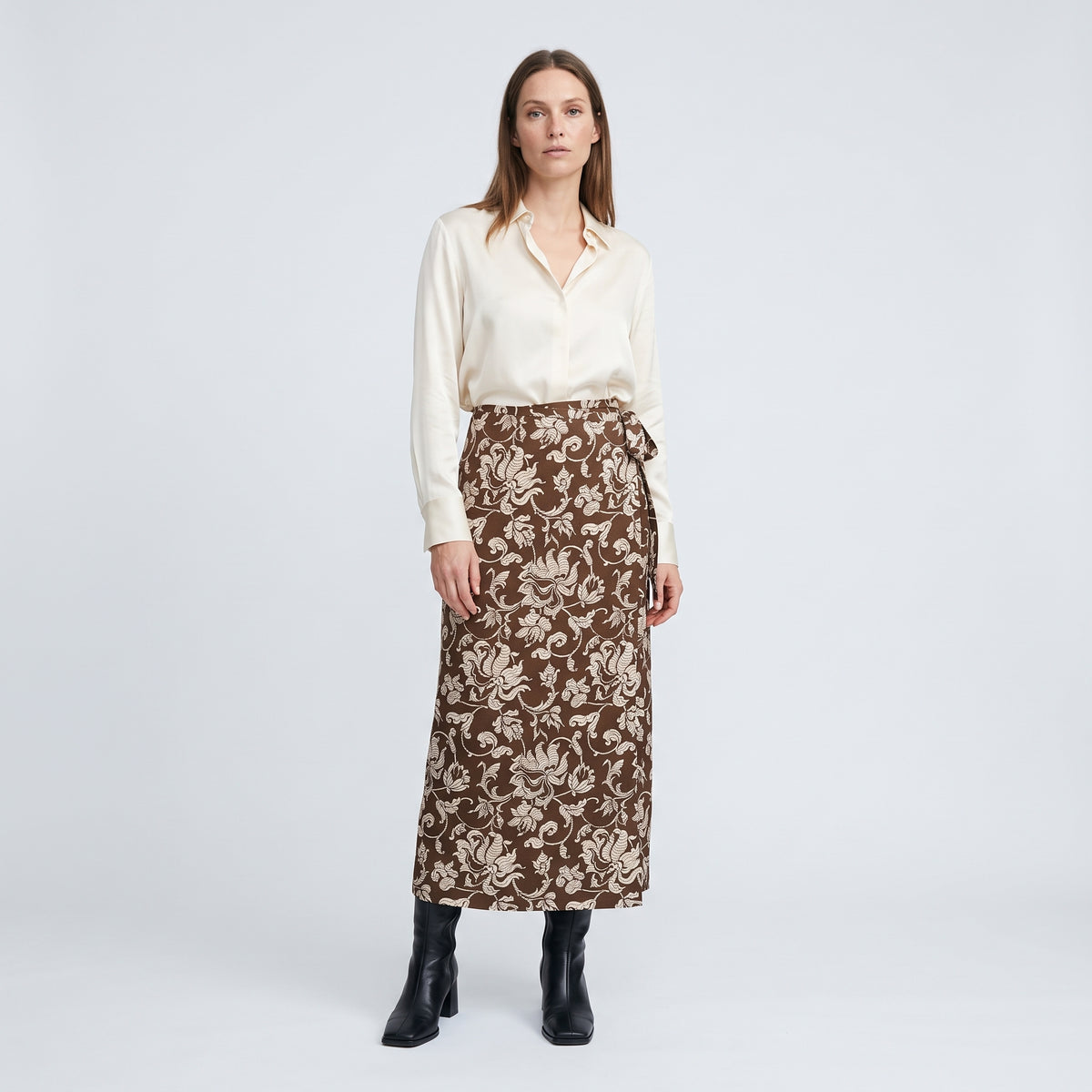 Verona French Lily Wrap Skirt