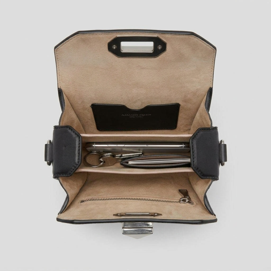 ALEXANDER MCQUEEN Grommet Leather Shoulder Bag - view 5