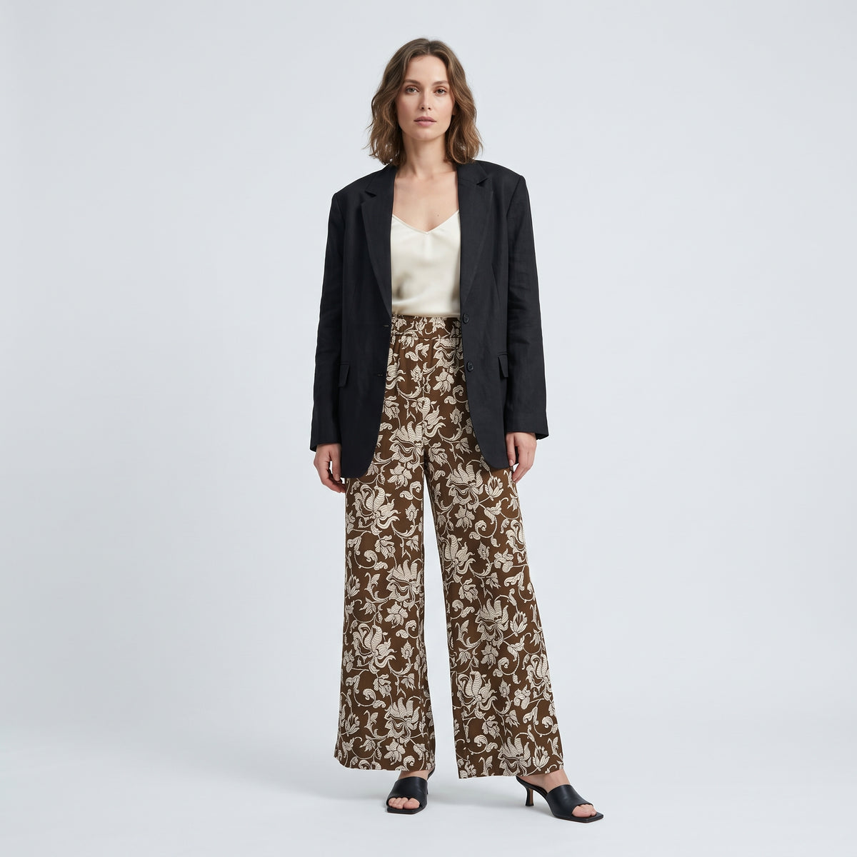 French Lily Wide-Leg Trousers