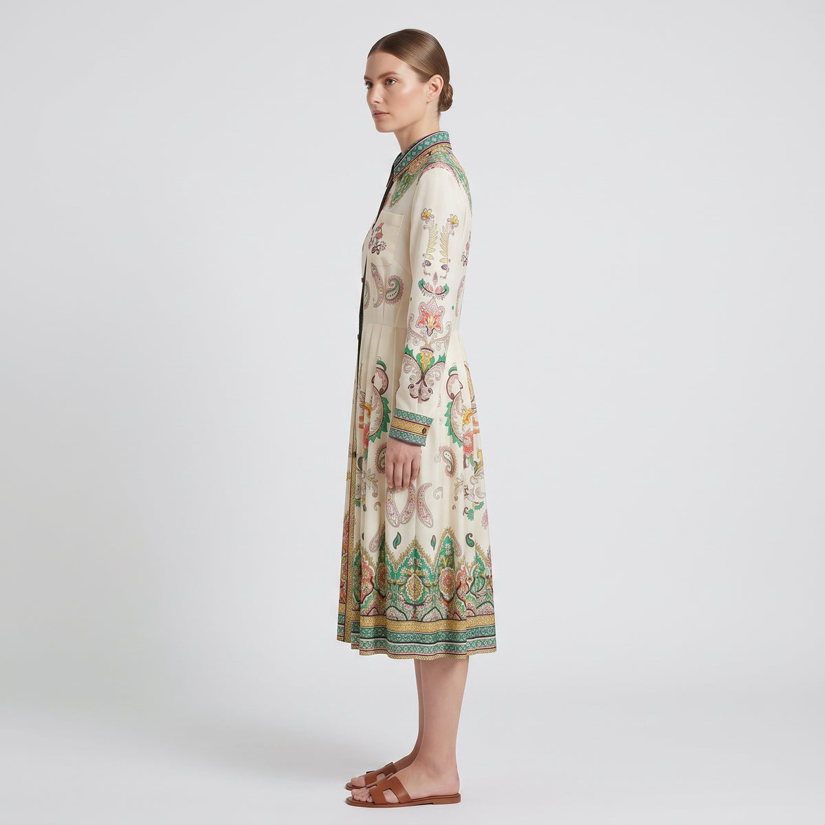 ETRO Paisley Printed Midi Shirt Dress - view 4
