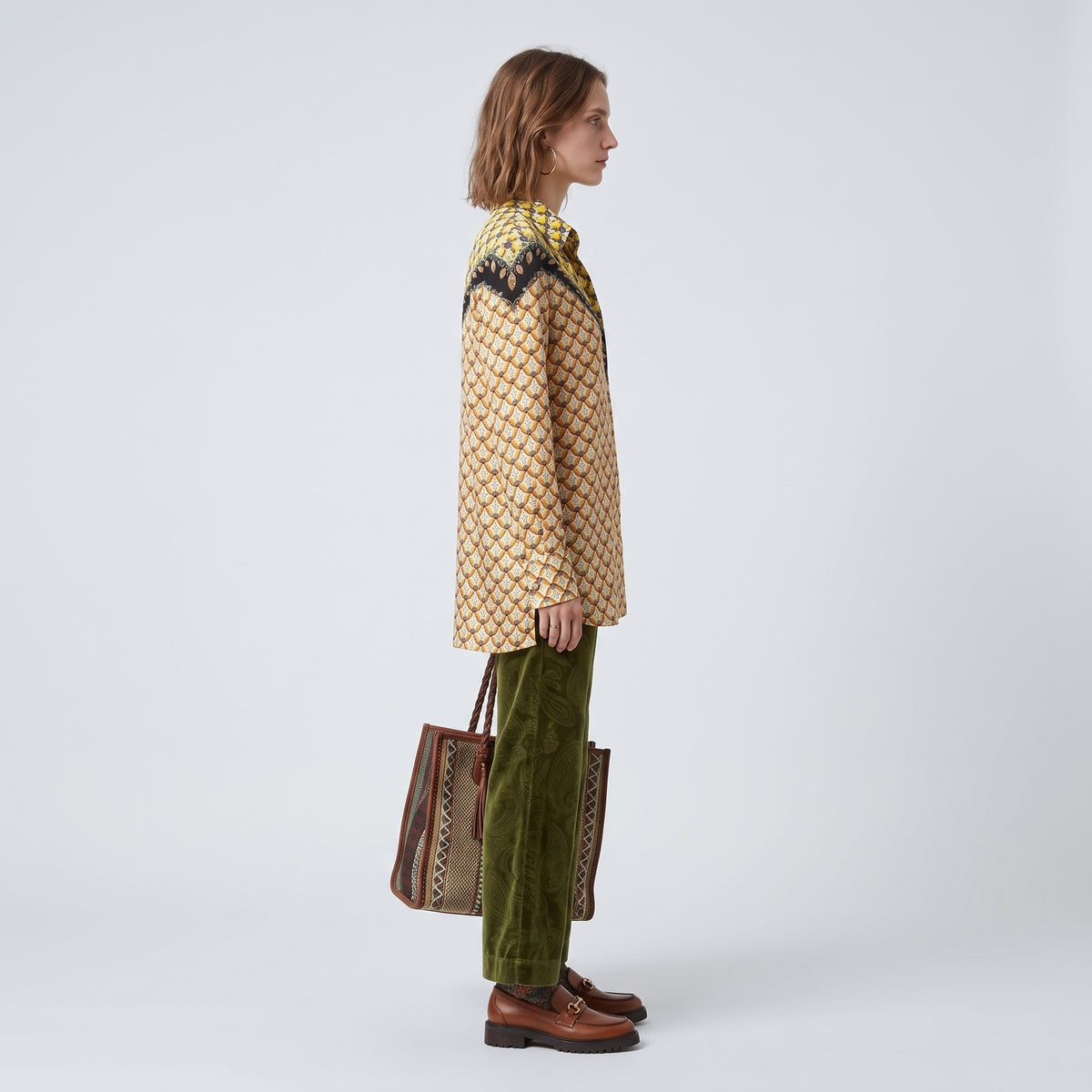 ETRO Multi-Patterned Long Sleeve Shirt - view 4