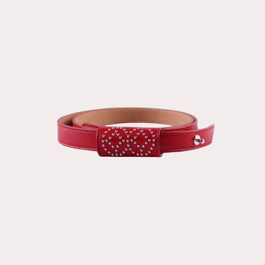 Studded Slim Belt