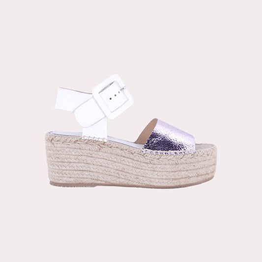 Leather Platform Wedges