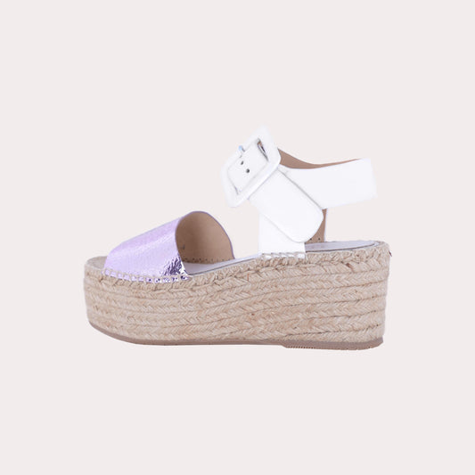 Leather Platform Wedges