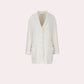 Oversized Single-Breasted Ramie Jacket