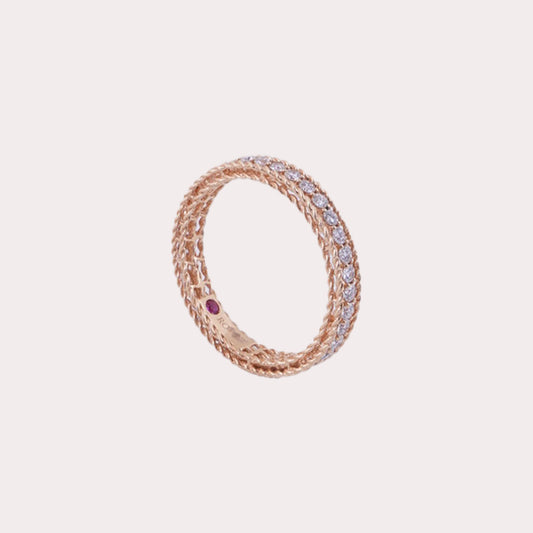 White Gold Symphony Ring